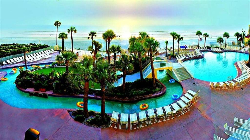 Vacation In Comfort And Luxury - 3 Bedroom Direct Oceanfront - Wyndham Ocean Walk Resort 2425 دايتونا بيتش المظهر الخارجي الصورة